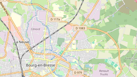 Carte de localisation de l'évènement