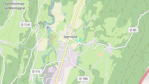 Carte de localisation de l'évènement