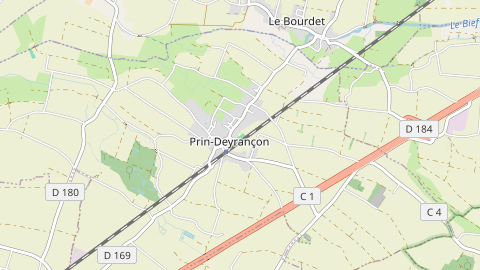 Carte de localisation de l'évènement