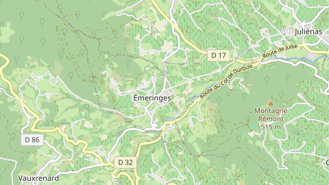 Carte de localisation de l'évènement