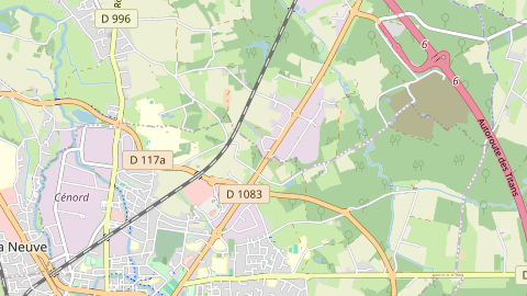 Carte de localisation de l'évènement