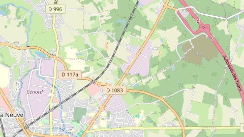 Carte de localisation de l'évènement