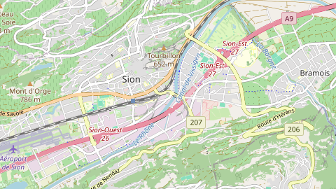 Carte de localisation de l'évènement