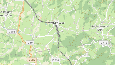 Carte de localisation de l'évènement