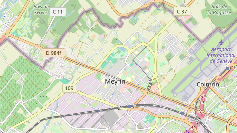 Carte de localisation de l'évènement