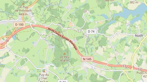 Carte de localisation de l'évènement
