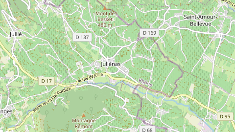 Carte de localisation de l'évènement