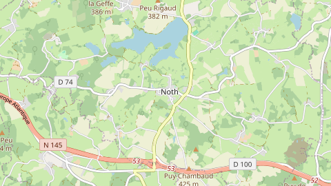 Carte de localisation de l'évènement