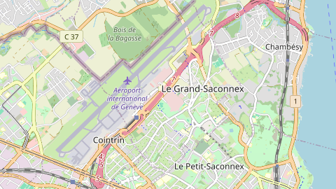 Carte de localisation de l'évènement