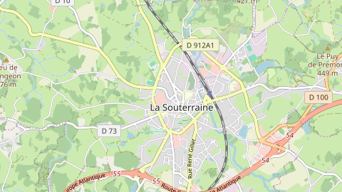 Carte de localisation de l'évènement