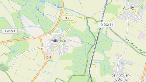 Carte de localisation de l'évènement