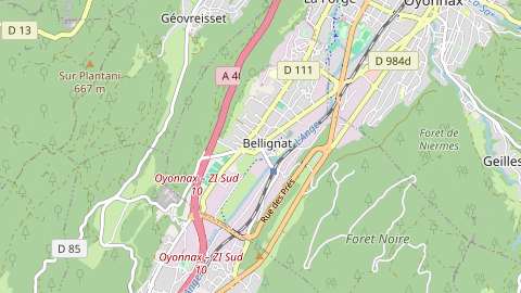 Carte de localisation de l'évènement