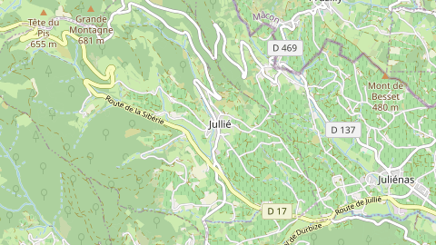 Carte de localisation de l'évènement