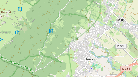 Carte de localisation de l'évènement