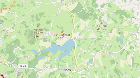 Carte de localisation de l'évènement