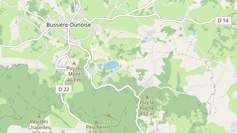 Carte de localisation de l'évènement