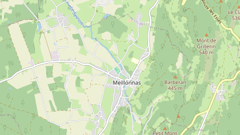 Carte de localisation de l'évènement