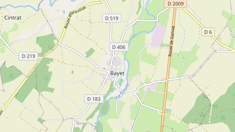 Carte de localisation de l'évènement