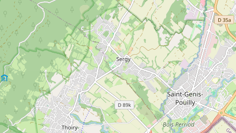 Carte de localisation de l'évènement