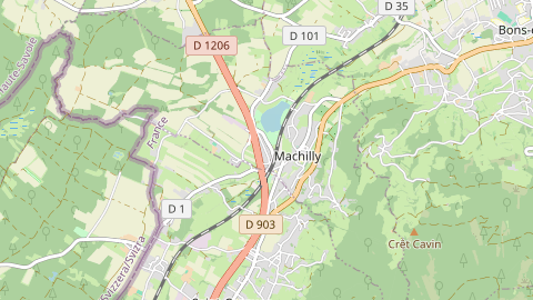 Carte de localisation de l'évènement