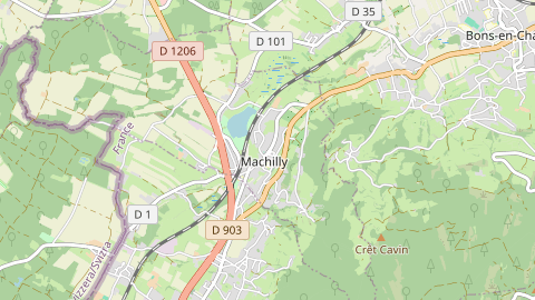 Carte de localisation de l'évènement