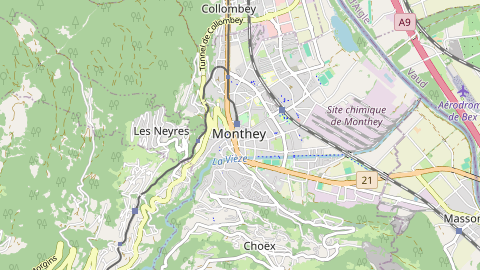 Carte de localisation de l'évènement