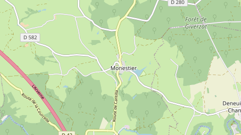 Carte de localisation de l'évènement