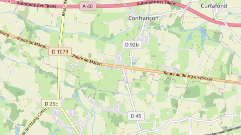 Carte de localisation de l'évènement