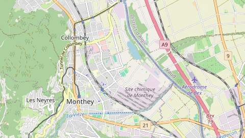 Carte de localisation de l'évènement