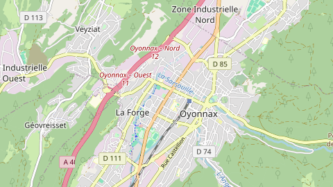 Carte de localisation de l'évènement
