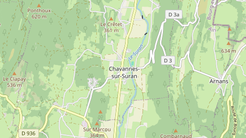 Carte de localisation de l'évènement