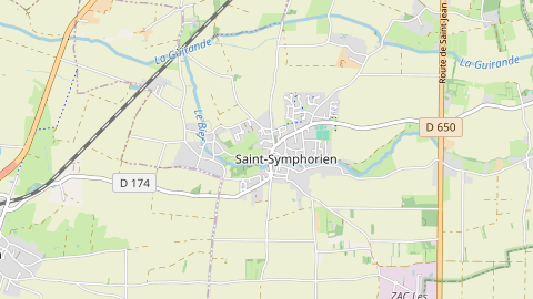 Carte de localisation de l'évènement