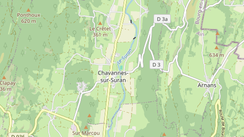 Carte de localisation de l'évènement