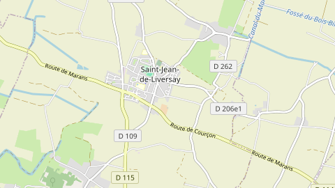Carte de localisation de l'évènement