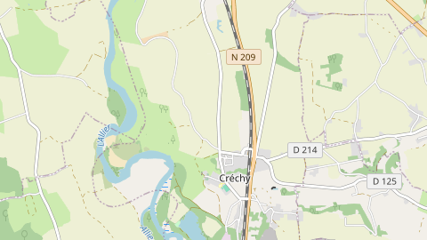 Carte de localisation de l'évènement