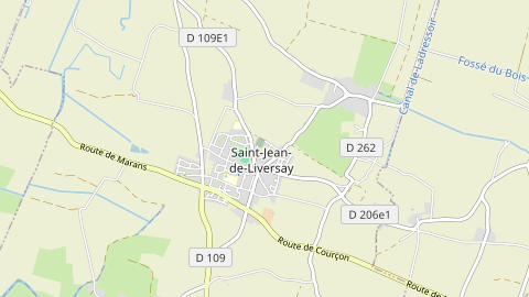 Carte de localisation de l'évènement