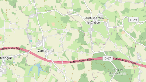 Carte de localisation de l'évènement