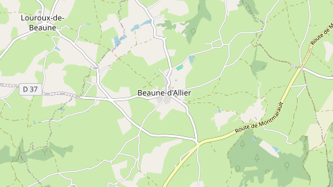 Carte de localisation de l'évènement