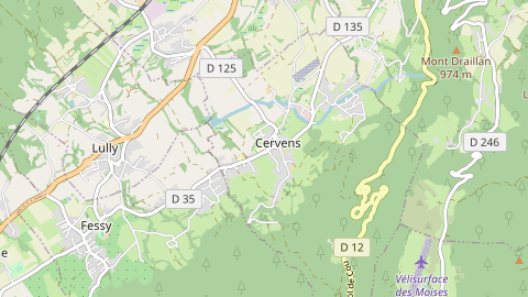 Carte de localisation de l'évènement