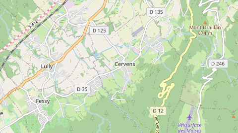 Carte de localisation de l'évènement