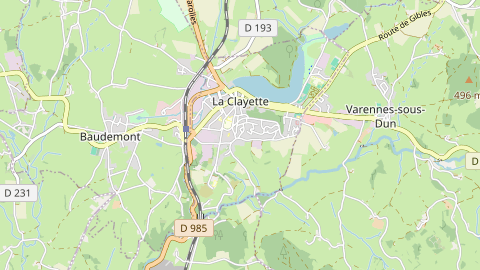 Carte de localisation de l'évènement