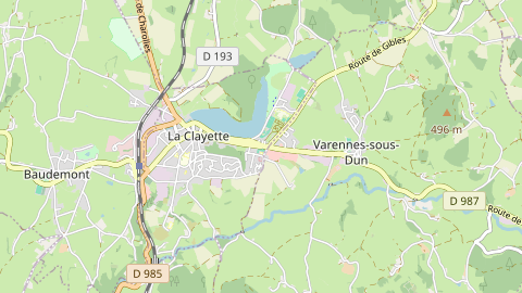 Carte de localisation de l'évènement