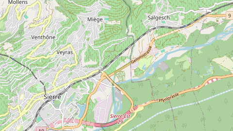 Carte de localisation de l'évènement