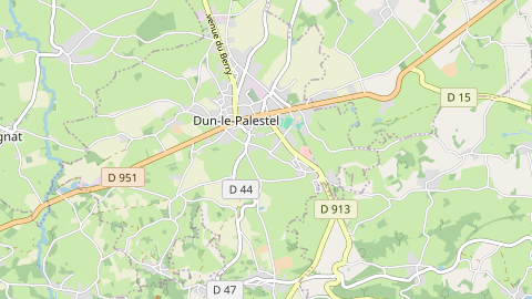 Carte de localisation de l'évènement