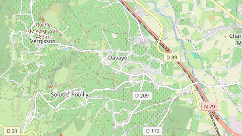 Carte de localisation de l'évènement