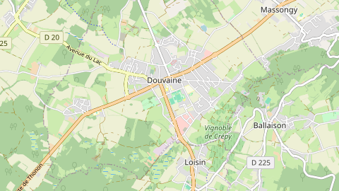 Carte de localisation de l'évènement