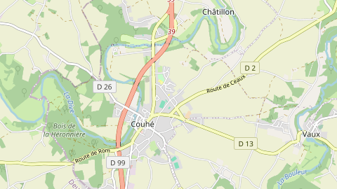 Carte de localisation de l'évènement