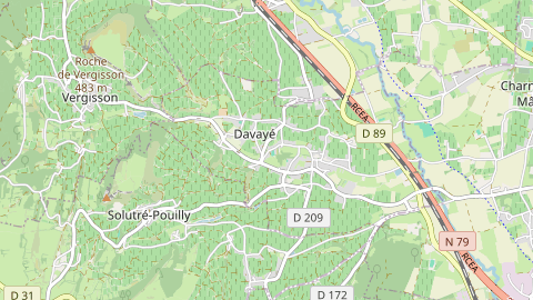 Carte de localisation de l'évènement