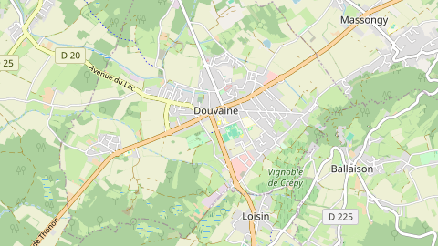 Carte de localisation de l'évènement