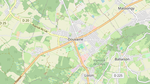 Carte de localisation de l'évènement